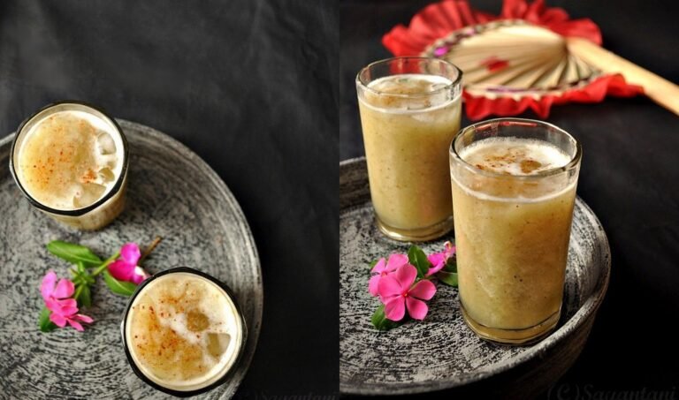 Raw mango sherbet has many health benefits