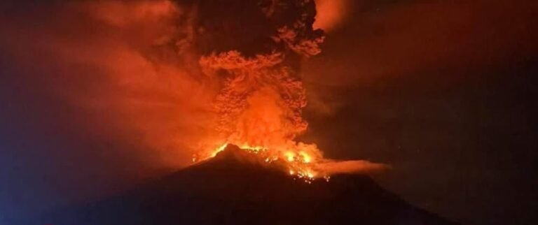 A Chinese woman died after falling into a fire in Indonesia