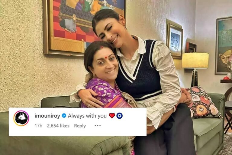 Mouni Roy stands by Smriti Irani as she accepts defeat