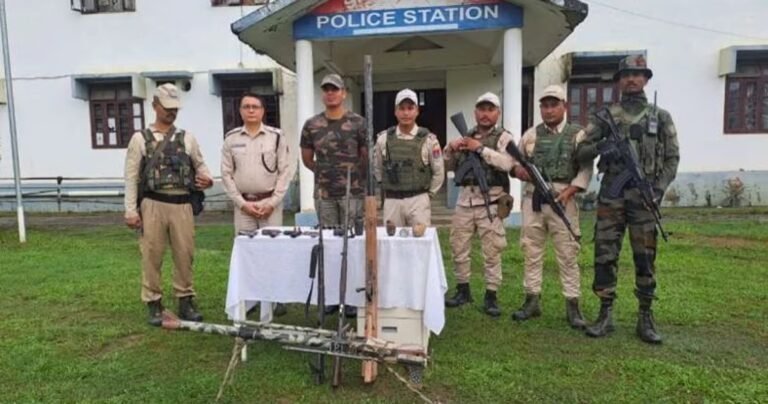 Security forces recover arms and ammunition in Kakching district