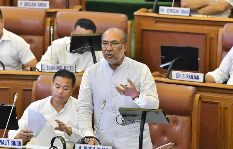 Manipur CM N Biren Singh announces Budget estimates for 2024-2025