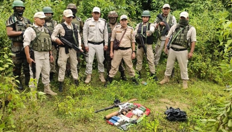 Manipur Security Forces Uncover Significant Arms and Ammunition Cache