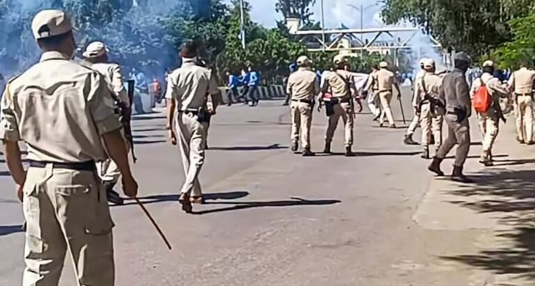 Thoubal protests in Manipur police arrest two, seize live tear gas shell