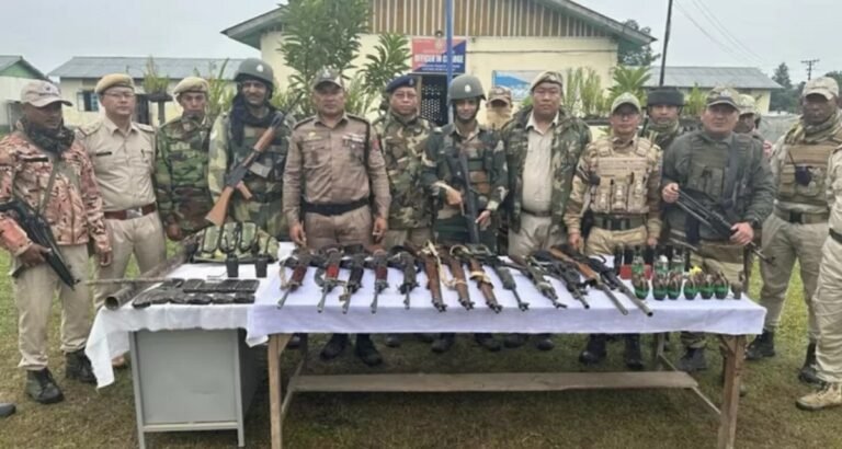 Manipur policed seized a variety of fire gun in Kangpokpi district