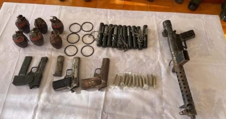 Manipur police & force successfully recover huge amount of illegal weapon
