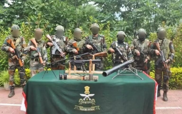 Indian Army BSF recovers arms and ammunition in Manipur Kakching