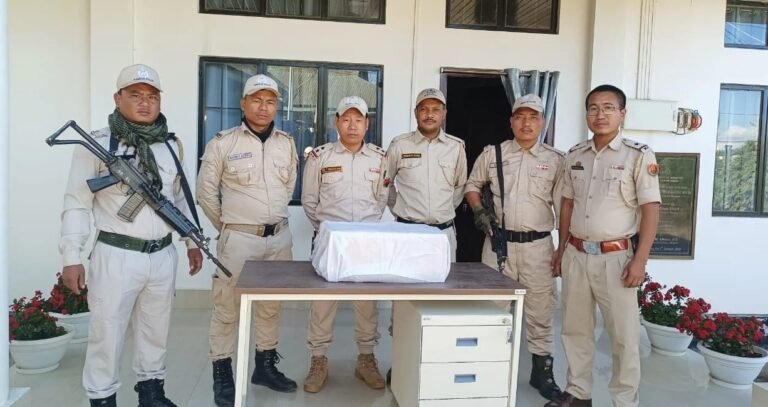 Manipur police seize 5.87 kg of brown sugar in Senapati