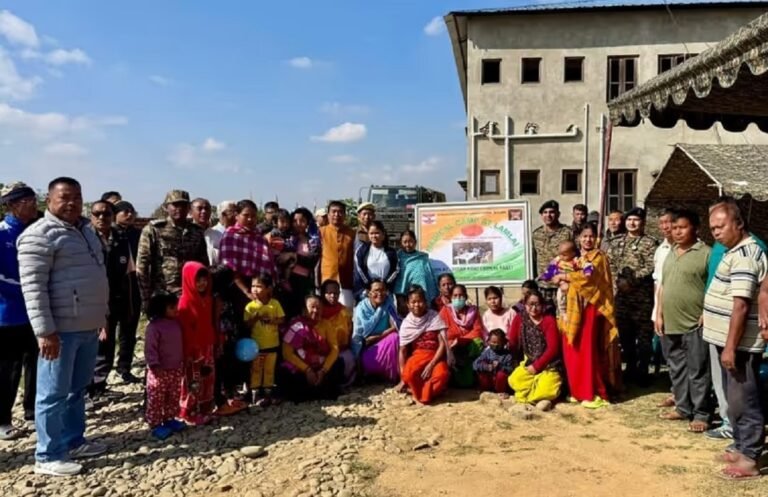 Army Medical Camp brings healthcare relief to displaced families in Imphal East