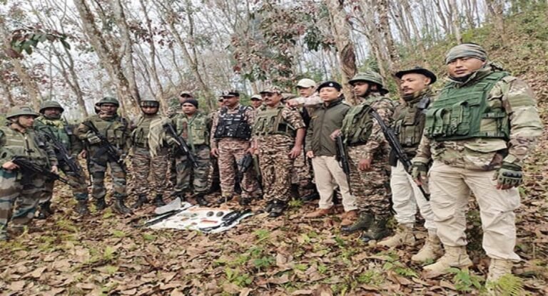 Manipur: Arms and ammunition recovered after search operation, area domination