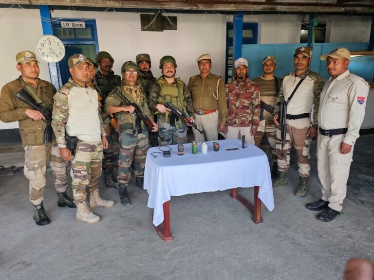 Security forces carry out search and area domination operation in Manipur’s hill areas