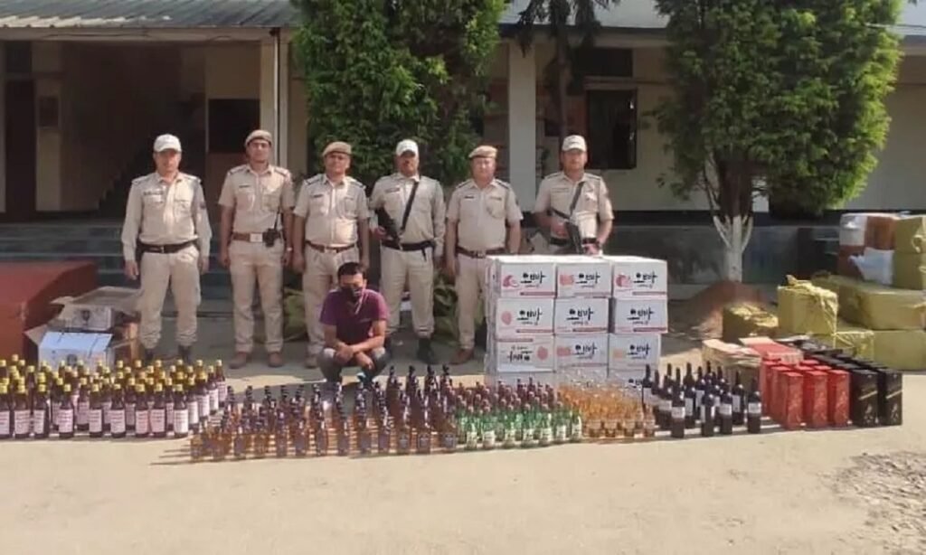 Pallel Police in Manipur find a huge illegal liquor cache in Pallel - Manipur ...