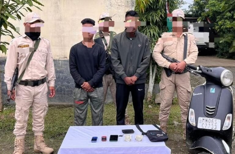 Manipur Police nab two KCP (PWG) members for extortion in Imphal