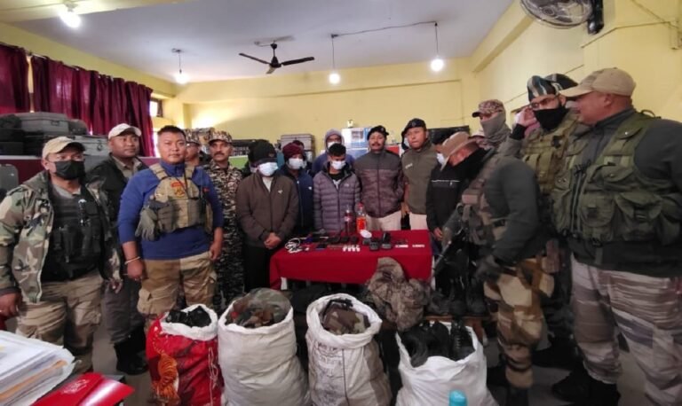 Manipur security forces arrest militants, seize contraband in multi-district operations