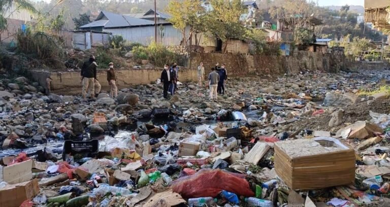 Manipur’s Senapati River is severely polluted, and authorities are issuing stern warnings