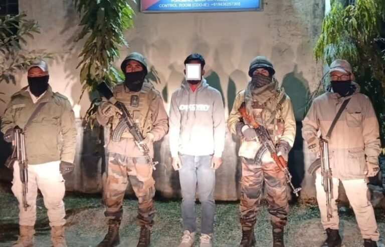Manipur Police arrest KCP(PWG) militant in Imphal East