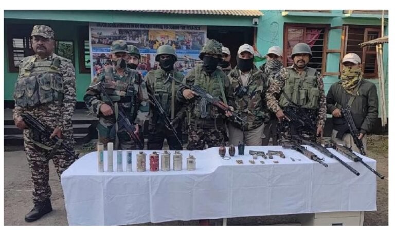 Huge cache of arms and ammunition surrendered in Manipur’s Imphal East and West