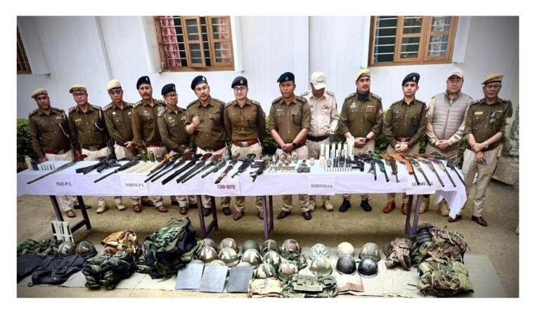 Massive weapons cache surrendered across Manipur districts