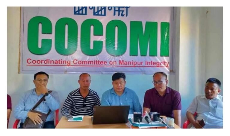 CoTU accuses COCOMI of propagating “anti-tribal” agenda in Manipur