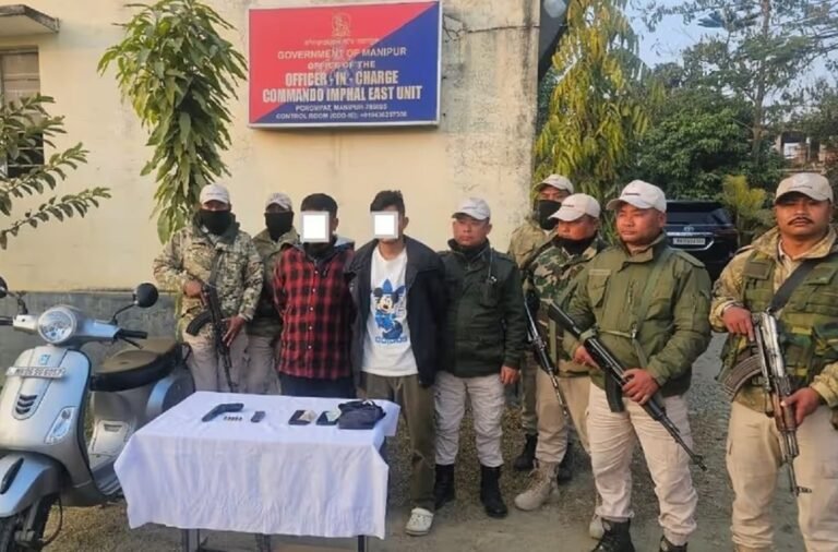 Manipur Police arrest four militants in security crackdown