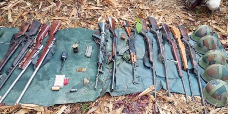 Security forces conduct search, area domination in various districts; recover arms, ammunitions