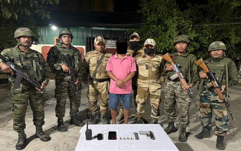 6 militants arrested in Manipur with arms, ammunition
