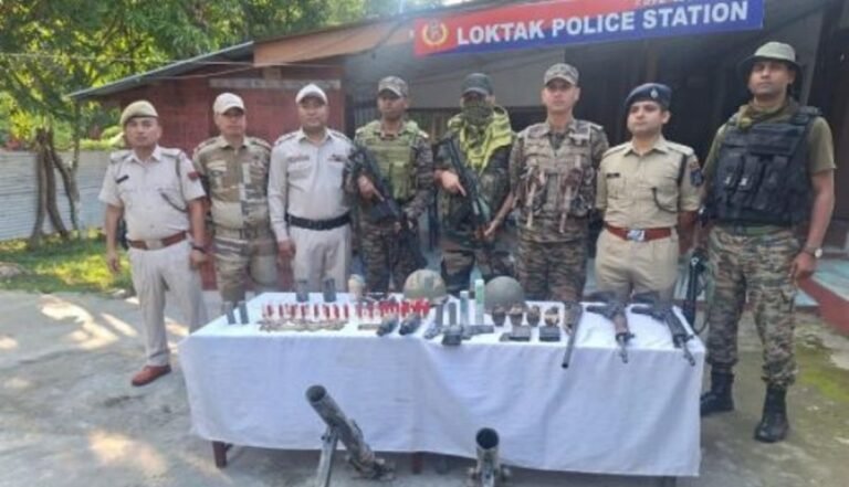 Manipur: Security Forces recover arms, arrest militants, seize drugs in statewide crackdown