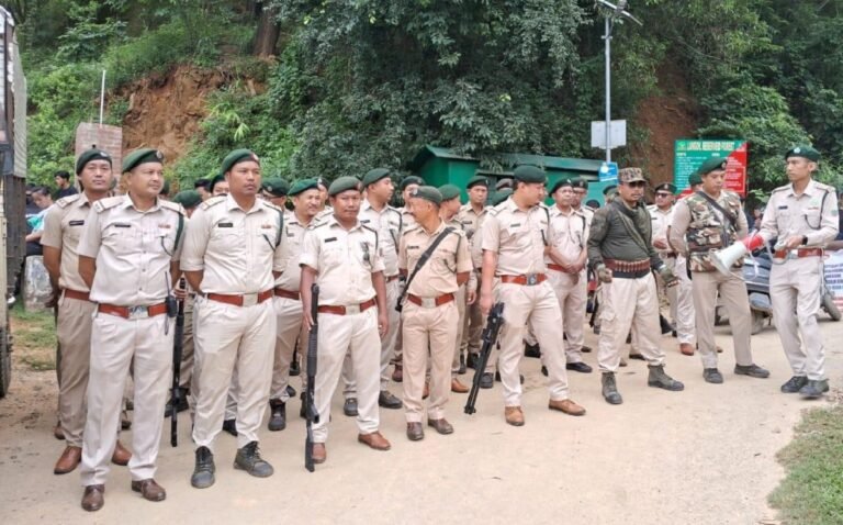 Forest officials launch route march to protect Langol Reserve Forest from encroachment