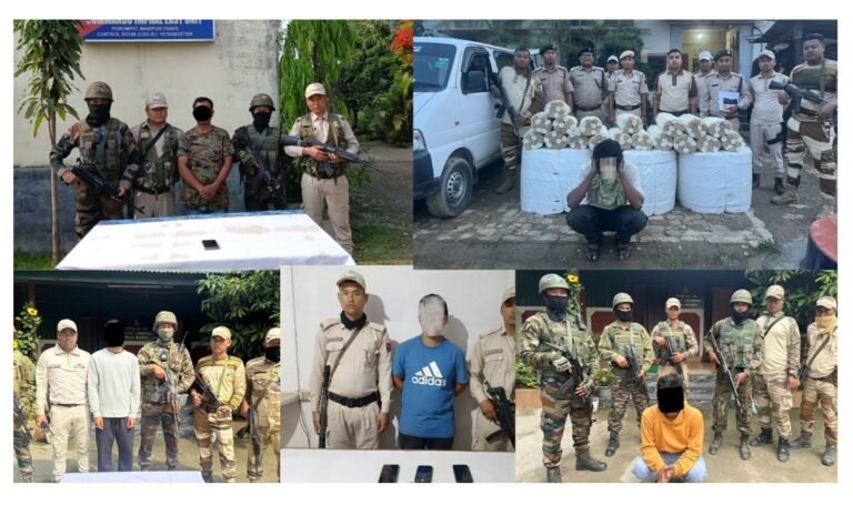 Five insurgents arrested in Manipur crackdown, arms recovered in separate operations