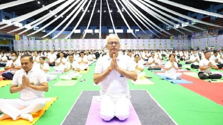 Manipur observes International Yoga Day with enthusiasm, Governor Ajay Kumar Bhalla leads celebrations