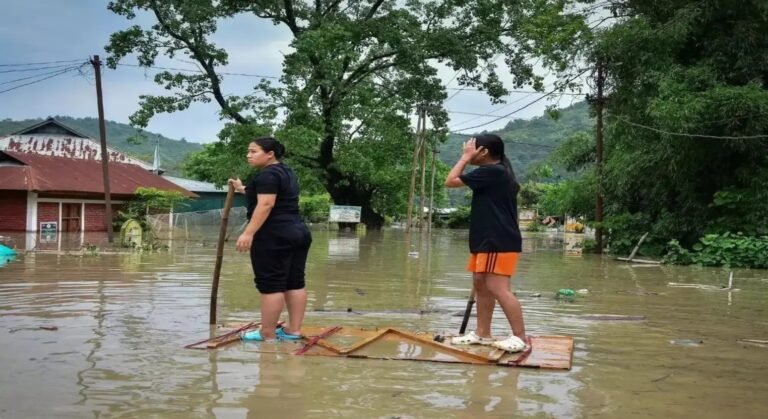 Manipur’s flood scenario improves as rainfall declines