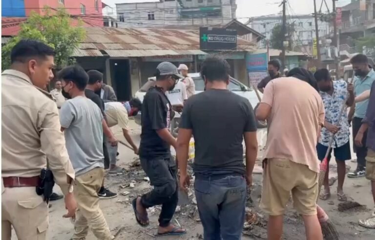 ‘Brooms’, not ‘Bars’: Manipur Police turns protest cleanup into civic lesson for youths