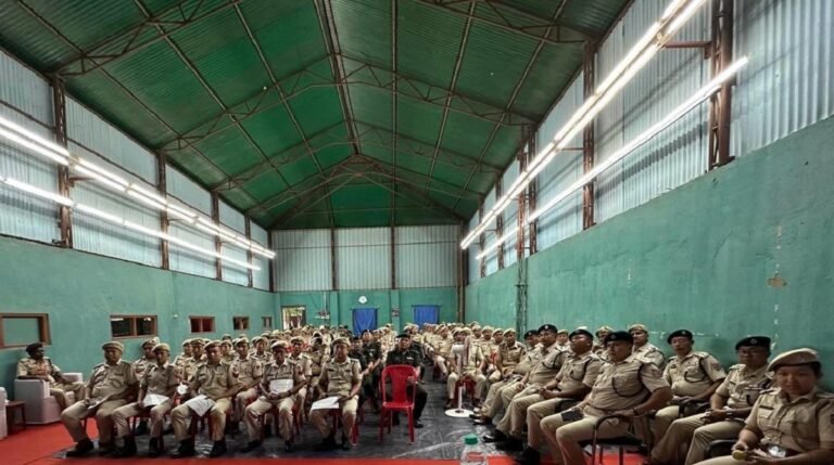 Manipur DGP visits violence prone districts to assess security situation