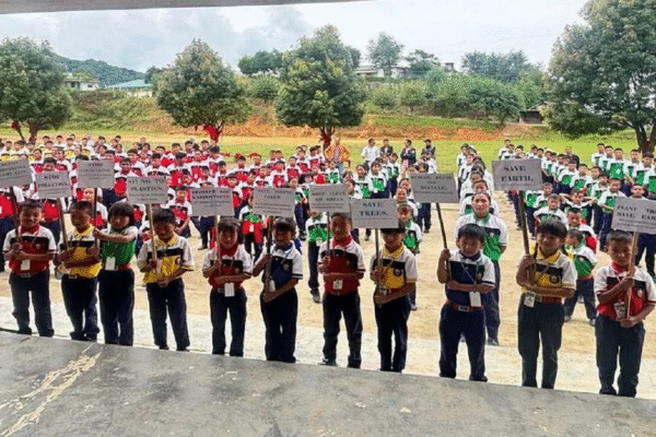 Environment Conservation Awareness Day at Christ King School in Chingjaroi Khullen