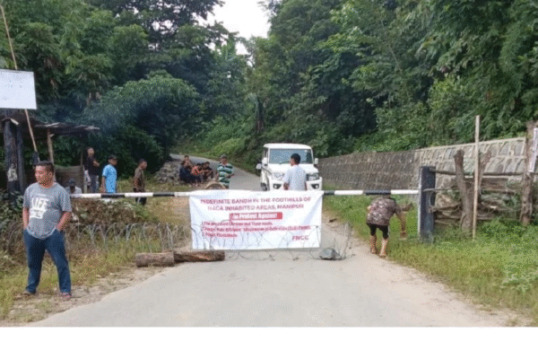 The FNCC has declared indefinite bandh in the foothills of Naga-inhabited areas