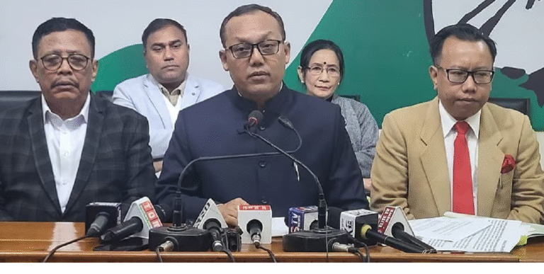 Cong claims no tender has been floated for building houses for displaced people and demands a probe: Manipur