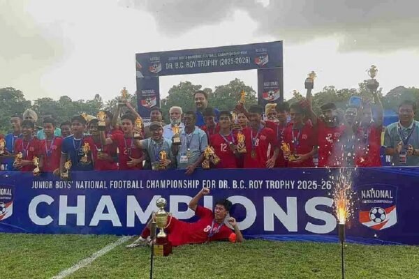 Manipur secured the Dr. B.C. Roy Trophy after defeating West Bengal