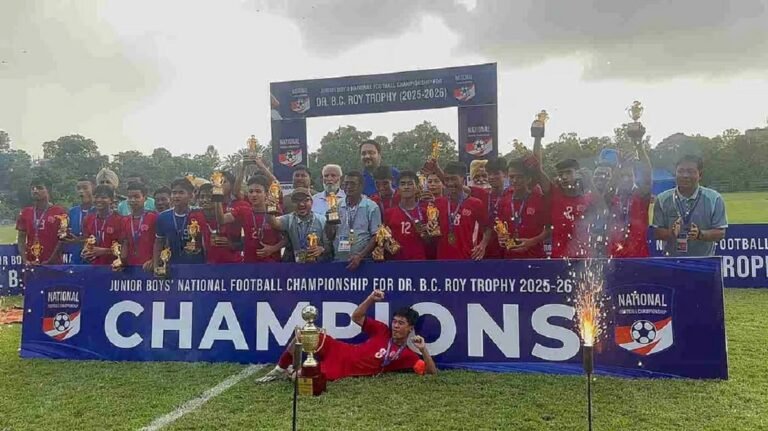 Manipur secured the Dr. B.C. Roy Trophy after defeating West Bengal