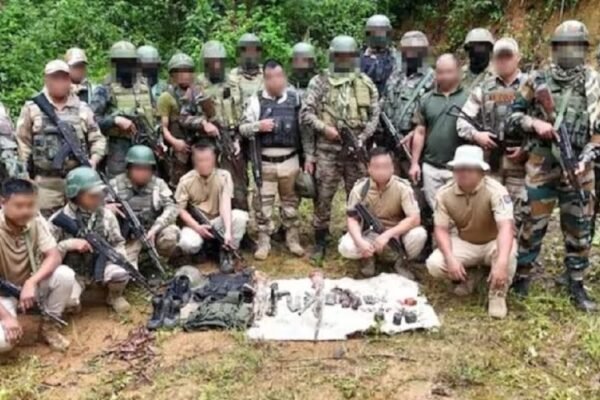 Army and Assam Rifles conducted joint operations in Manipur, the arrest of 15 individuals