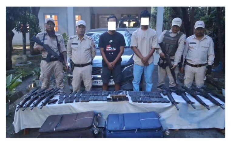 Manipur Police arrest militants and arms smuggler, seize IED components in statewide crackdown