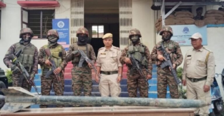 Security forces recover 200-kg rocket in Churachandpur