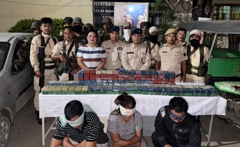 Major drug bust in Kangpokpi: Nearly 10 kg of suspected brown sugar seized, three held