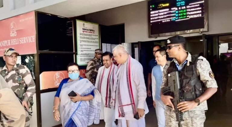 Manipur: BJP leaders BL Santosh, Sambit Patra arrive in Imphal to strengthen state party coordination