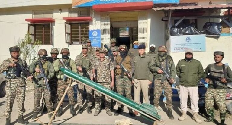 Manipur police recover 40kg explosive rocket in major arms crackdown