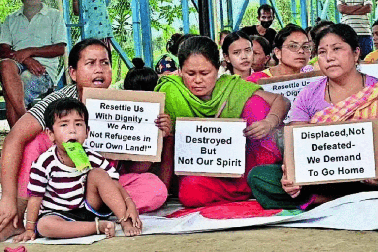 Resettlement Delay Sparks IDP Anger; COCOMI Announces Protest March to Lok Bhavan