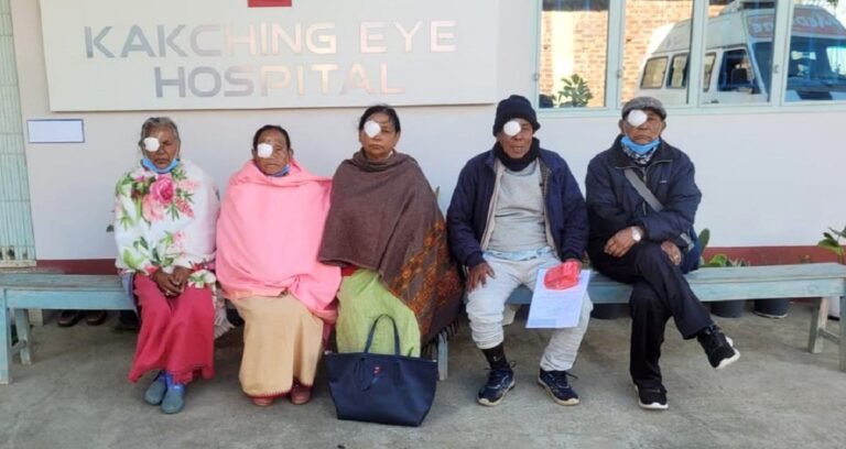 Post-operative check-ups for cataract patients held in Manipur’s Kakching