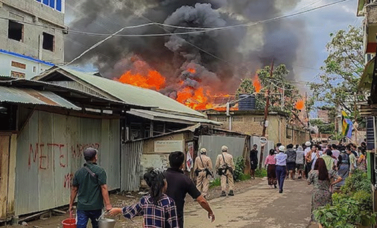 Allegations Raised Over Burning of Tangkhul Houses in Manipur