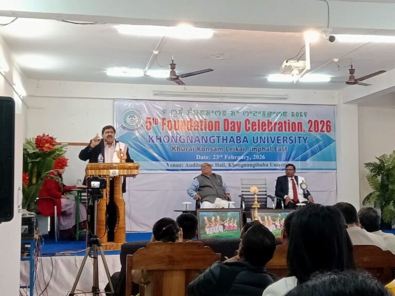 Khongnangthaba University celebrates 5th Foundation Day with academic and cultural programmes