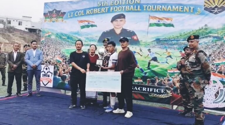 5th Lt Col Robert TA Memorial Football Tournament concludes in Senapati
