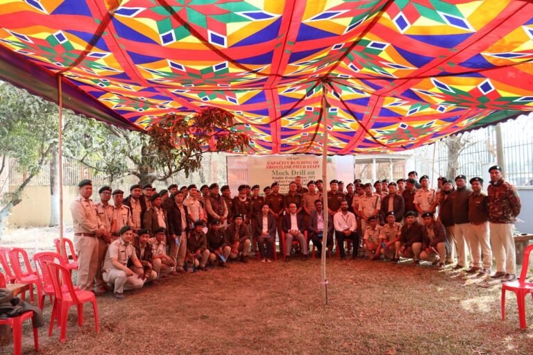 Frontline forest workers Participated in a Mock Drill