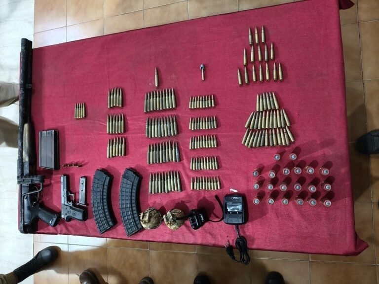 Weapons Recovered, Two People’s Liberation Army Cadres Arrested